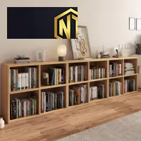 TỦ SÁCH DÀI MINI NHIỀU Ô ĐỂ ĐƯỢC NHIỀU SÁCH TIỆN LỢI